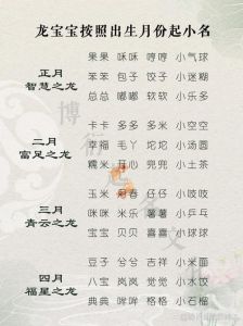 腊月龙宝宝取名攻略：吉祥好名智慧选