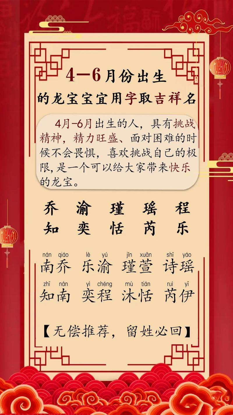 龙宝宝巳时男取名指南：吉祥有内涵的名字解析