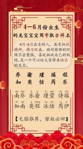 龙宝宝巳时男取名指南：吉祥有内涵的名字解析