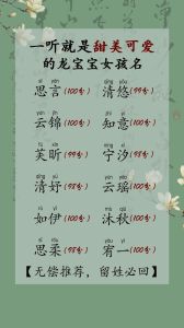 龙年12月女宝宝取名指南：文化悦耳，寓意美好