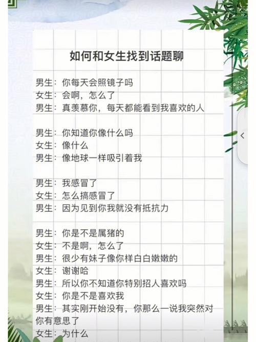 20招轻松聊天，恋爱对话入门秘诀