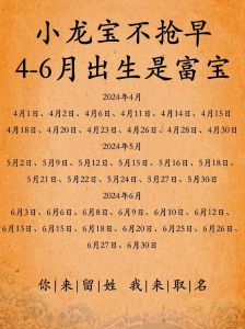2024龙年男孩：吉祥日出生，命运解析与人生轨迹