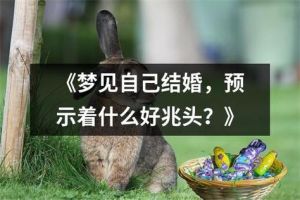 梦境婚礼预示幸福还是新起点？