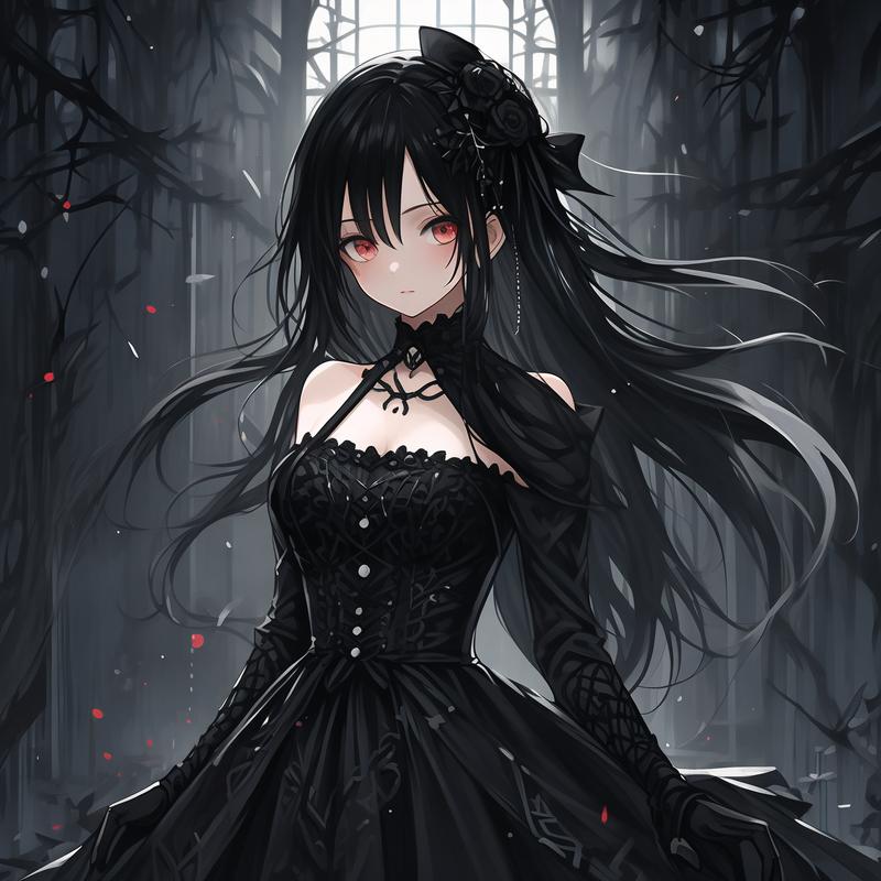 黑暗系少女：疏离外表下的星辰内心