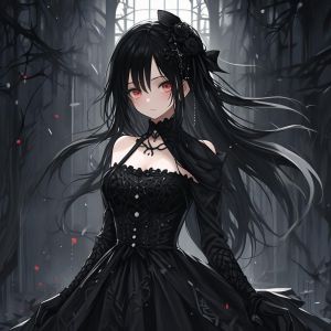 黑暗系少女：疏离外表下的星辰内心