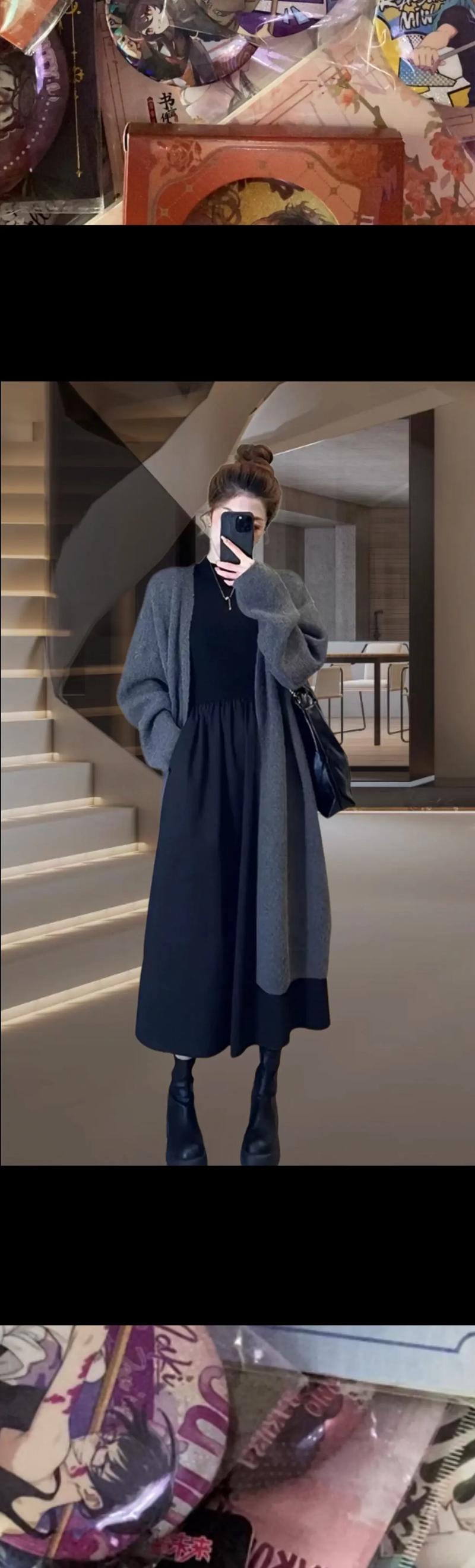 女生深色衣物的心理密码与时尚选择