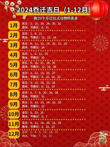 2024年吉日搬家攻略：选好日，乔迁喜洋洋！