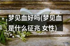 女性梦见血财运解析：梦境中的财富奥秘