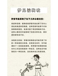 梦见狗咬人周公解梦与心理预示