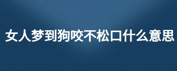五十多岁男人梦见狗咬手解析及启示