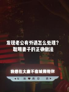 挽救婚姻：外遇后的重生之路