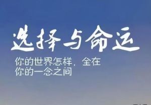选择力量，塑造非凡人生之路