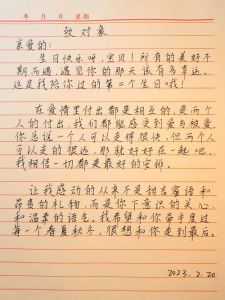深情生日情书：承诺未来，共筑幸福人生