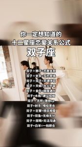 双子座命中注定伴侣：爱情星座大！