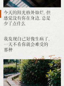 高情商朋友圈：诗意表达思念的隐秘港口