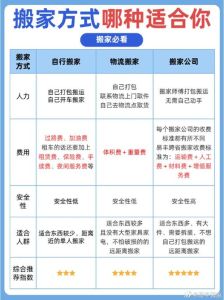 轻松搬家攻略：全程，新生活美好起点