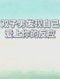 双子座男子：越爱越不睡的神秘爱情密码
