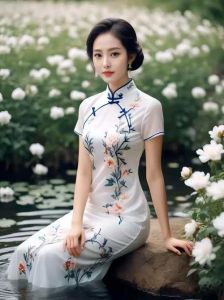 男性视角下的旗袍魅力：传统与现代交融之谜