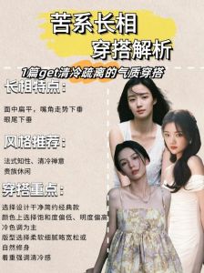 苦系长相穿搭指南：文艺女主魅力穿搭秘诀