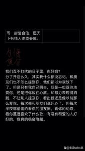 复合信：真诚道歉与未来规划的爱情告白