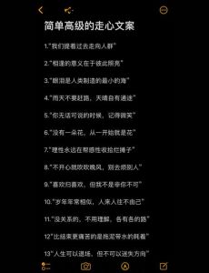 走心文案：快节奏生活中的心灵慰藉与哲理启迪