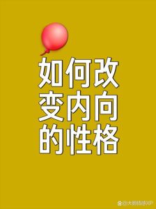 内向性格：如何在社交中找到舒适区