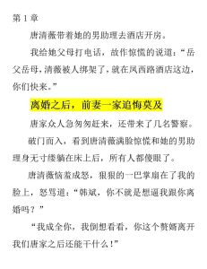 少爷夫人同意离婚了大结局，少爷夫人离婚独立闯，现代女性自强典范
