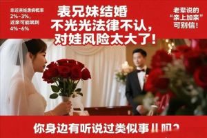 表兄妹非要结婚怎么办，表兄妹相爱想结婚？法律政策得知道！