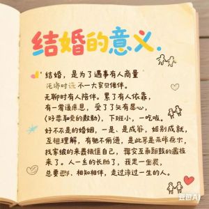 结婚的意义是什么新，结婚为了啥？找个人互相理解，一起变好